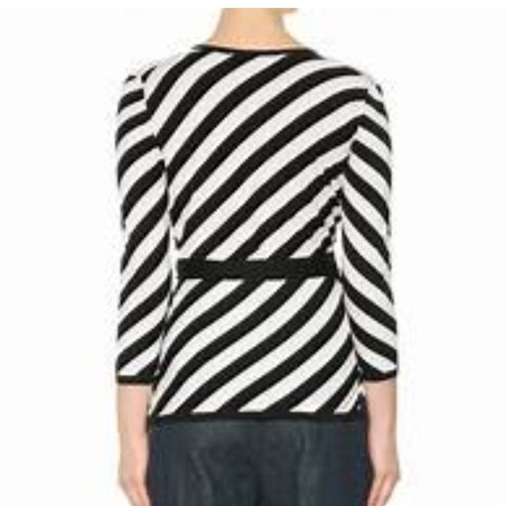 Diane Von Furstenberg Ballerina Two Stripe Wrap BALLERINA WRAP - Picture 2 of 11